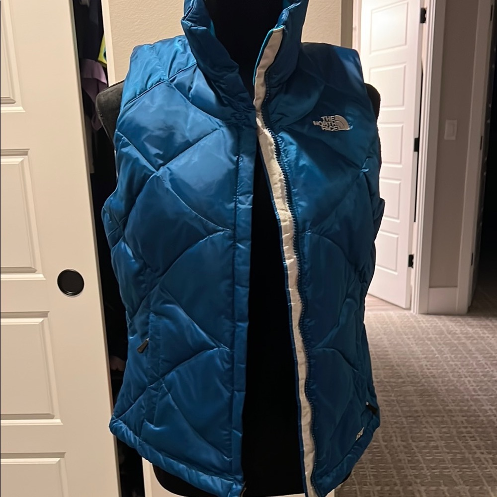 The North Face Women's Blue Puffer Vest
